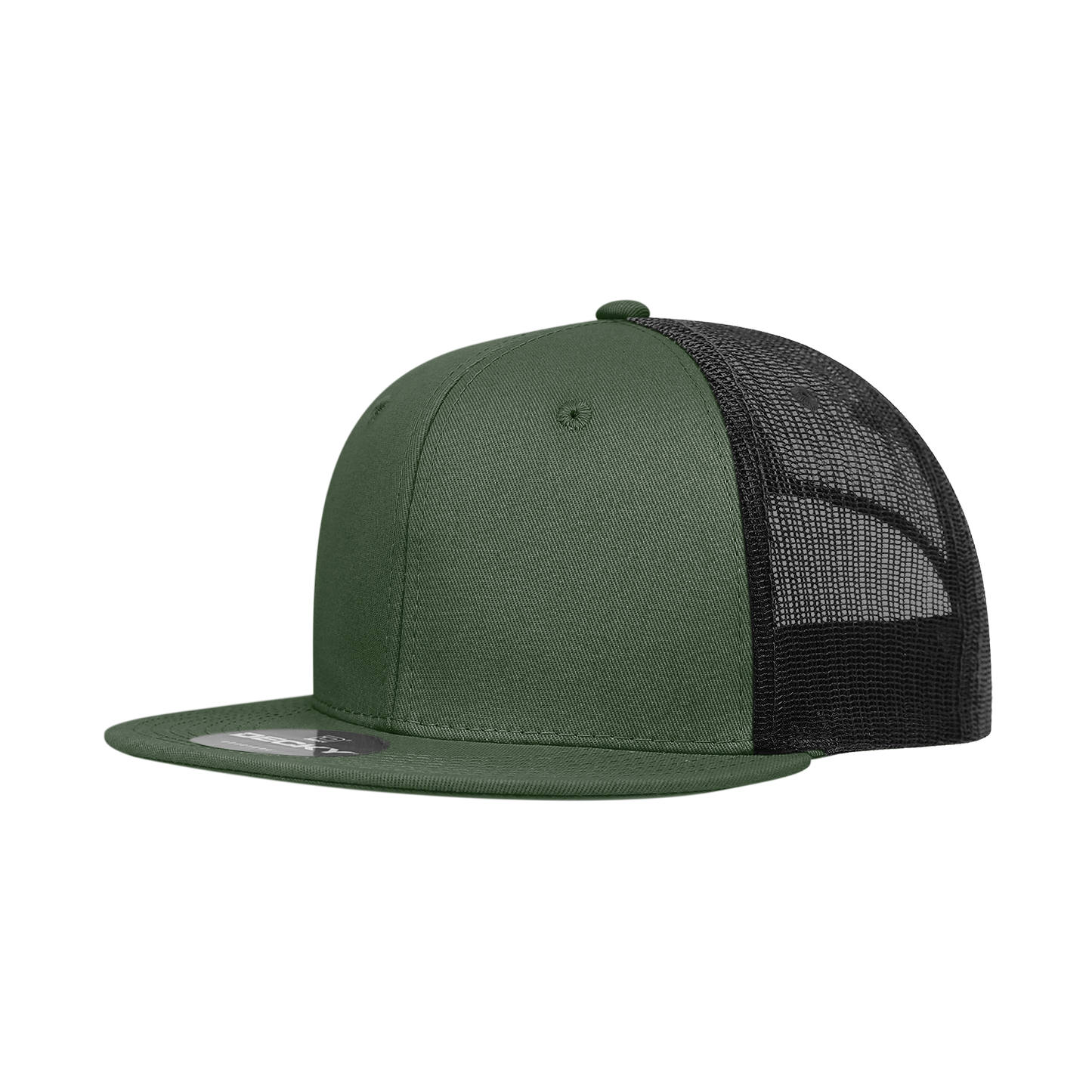 Decky 6033 - 6 Panel High Profile Structured Cotton/Poly Blend Trucker - Decky Classics