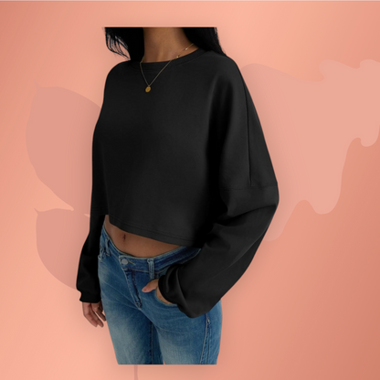 Crop Top Long Shirt