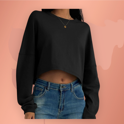 Crop Top Long Shirt