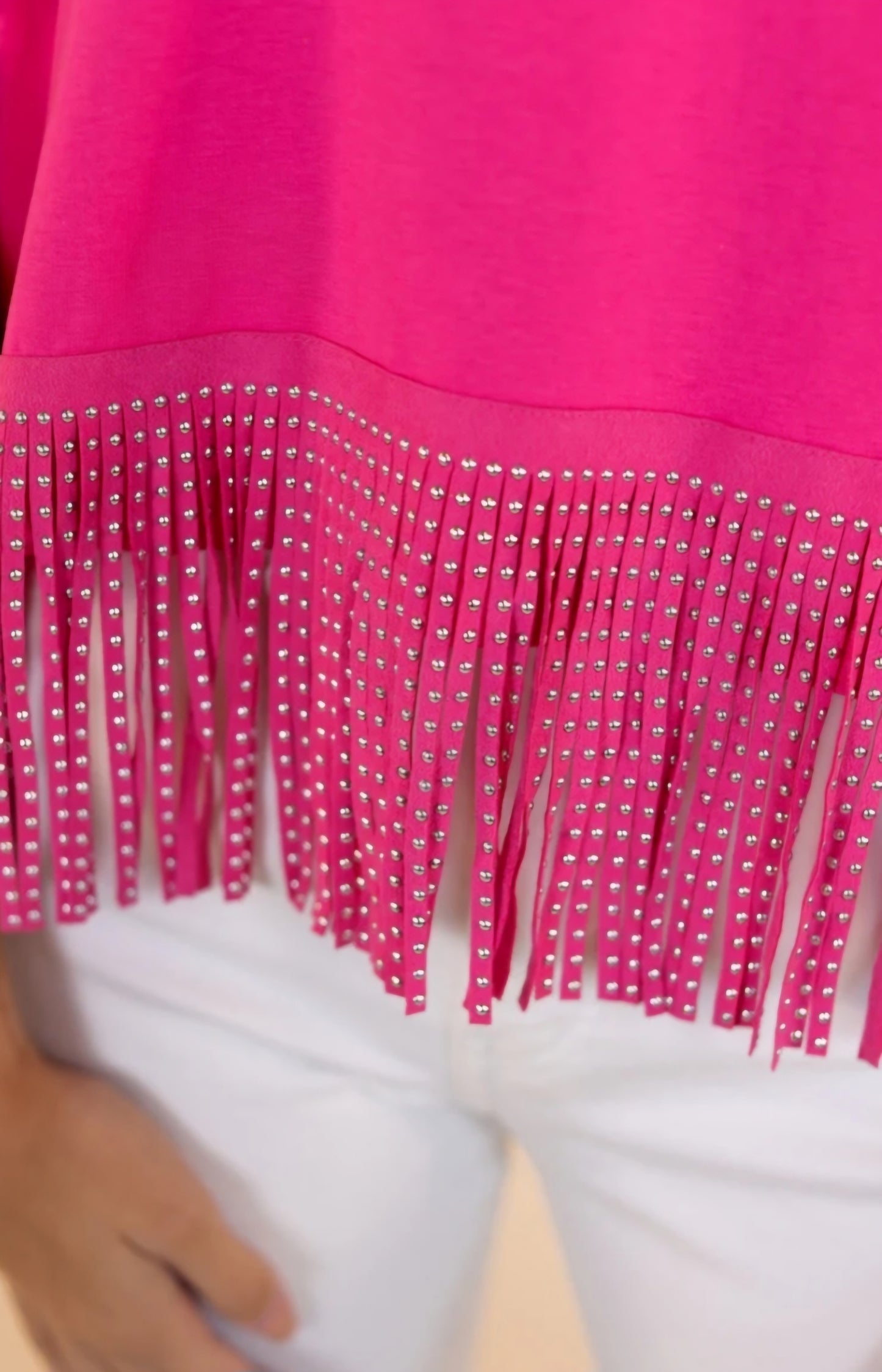 Fringe Boxy Crop Top