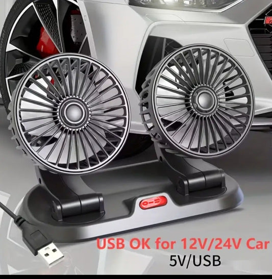 Compact Dual-Head Fan