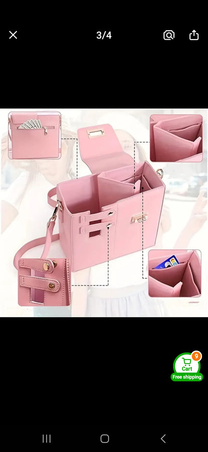 Water Cup carrier crossbody/messager bag with adjustable strap