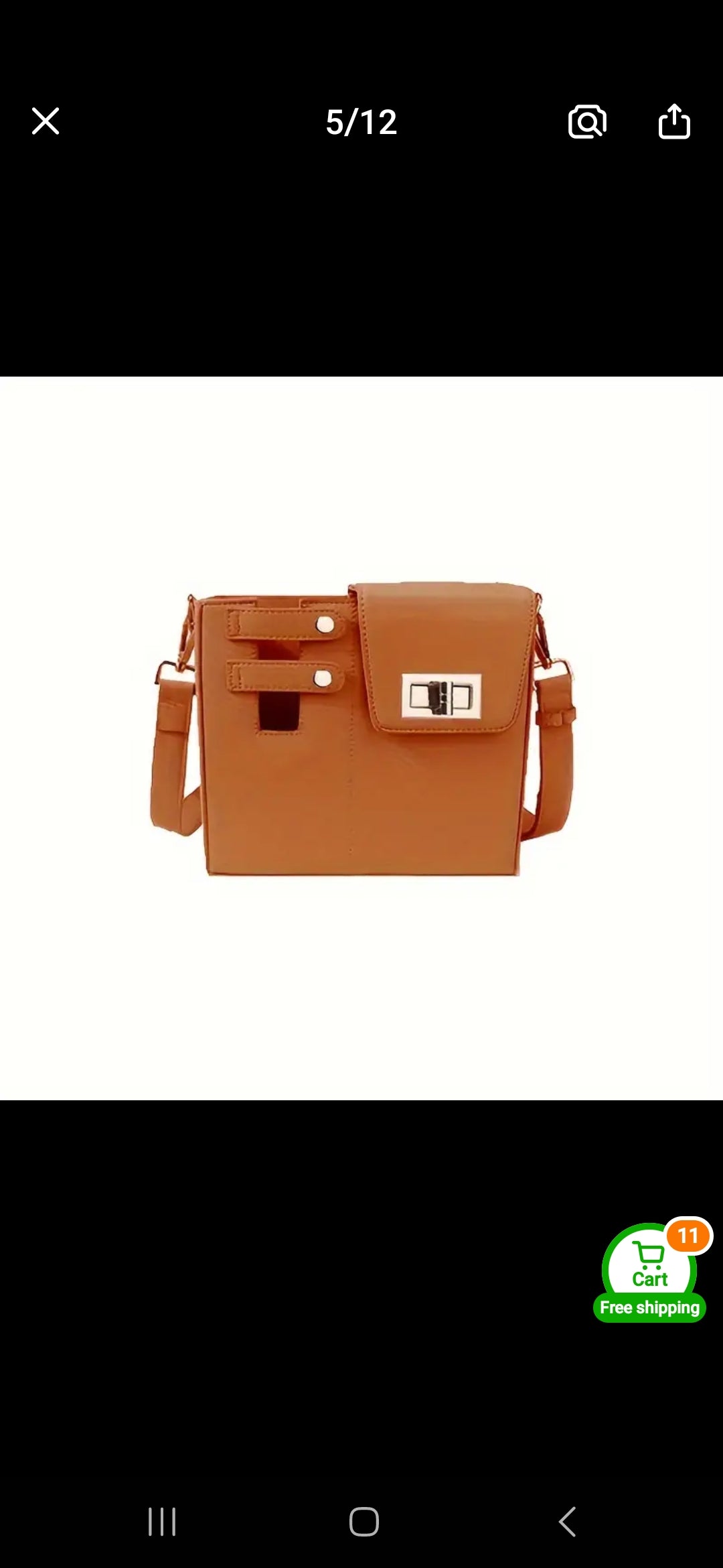 Water Cup carrier crossbody/messager bag with adjustable strap