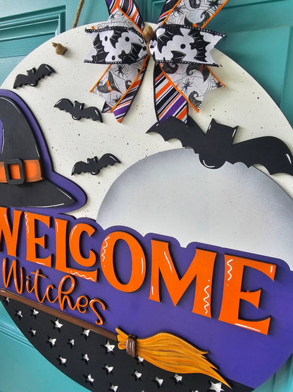 Welcome Witches Door Hanger