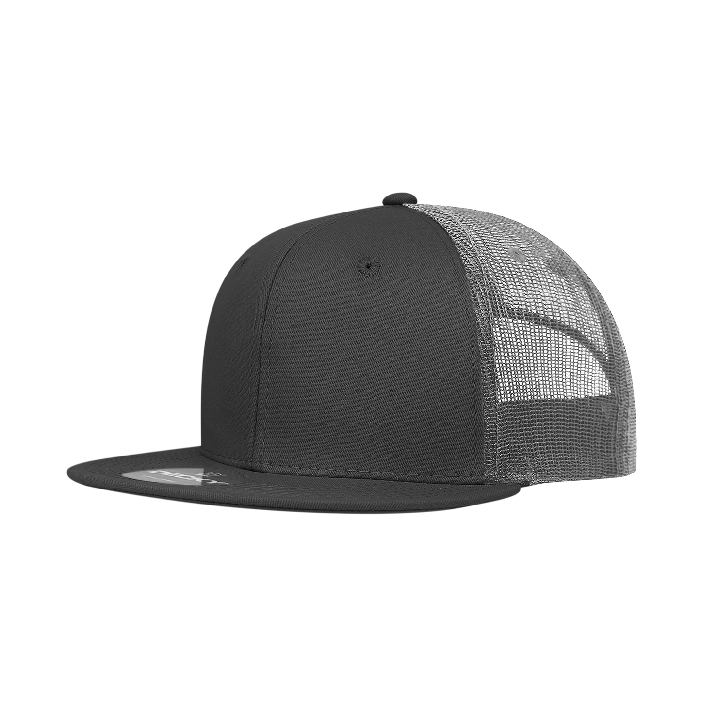 Decky 6033 - 6 Panel High Profile Structured Cotton/Poly Blend Trucker - Decky Classics