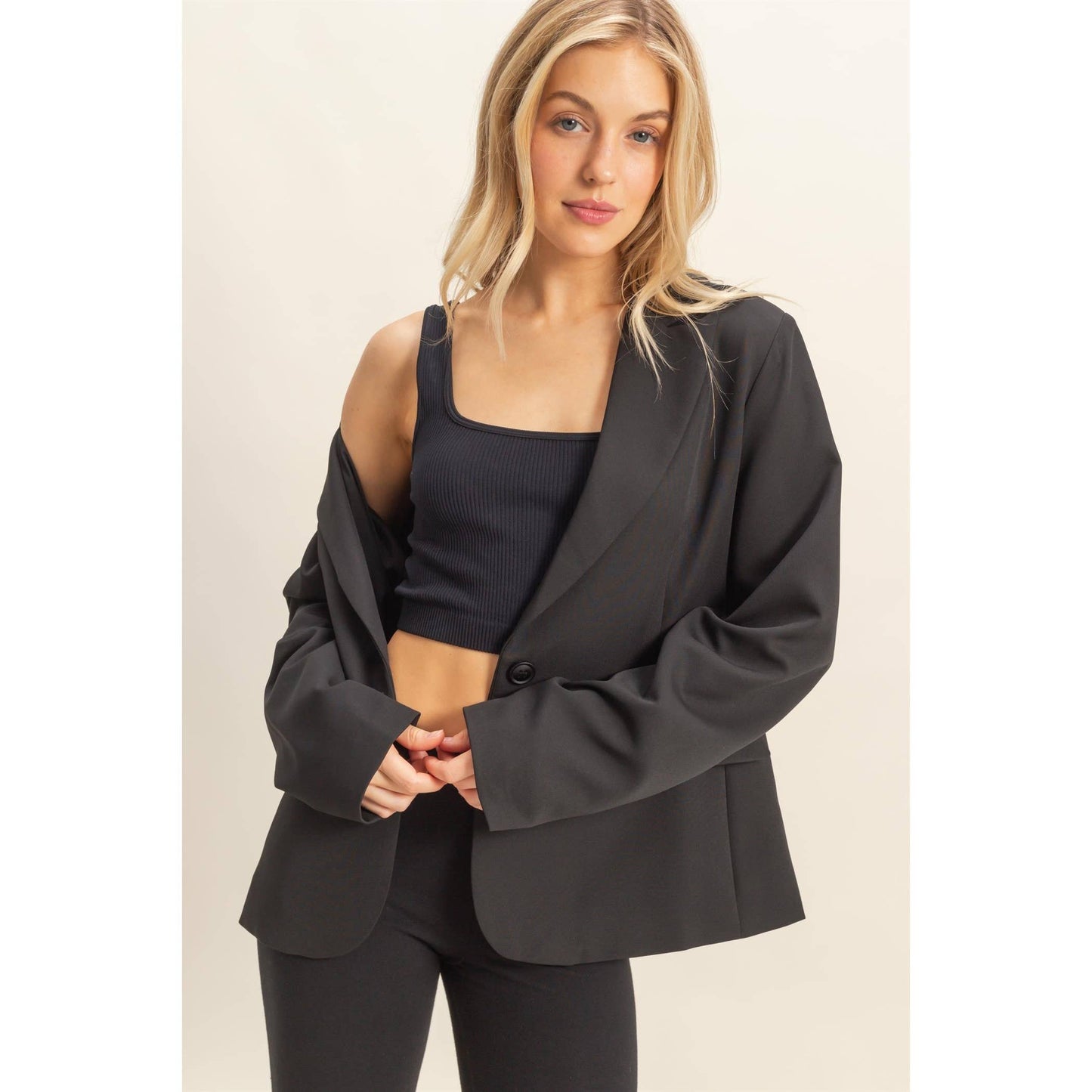 Single Button Blazer