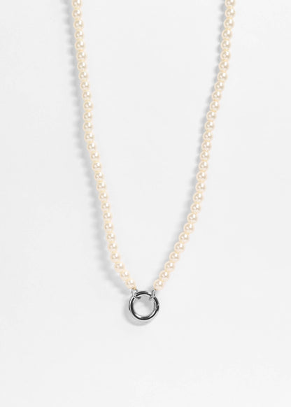 Pearl Charm Keeper Necklace