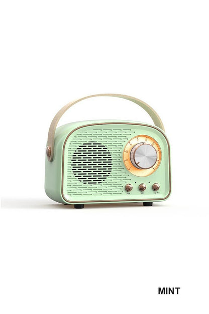 Mini Retro Radio Bluetooth Multifunction Speaker