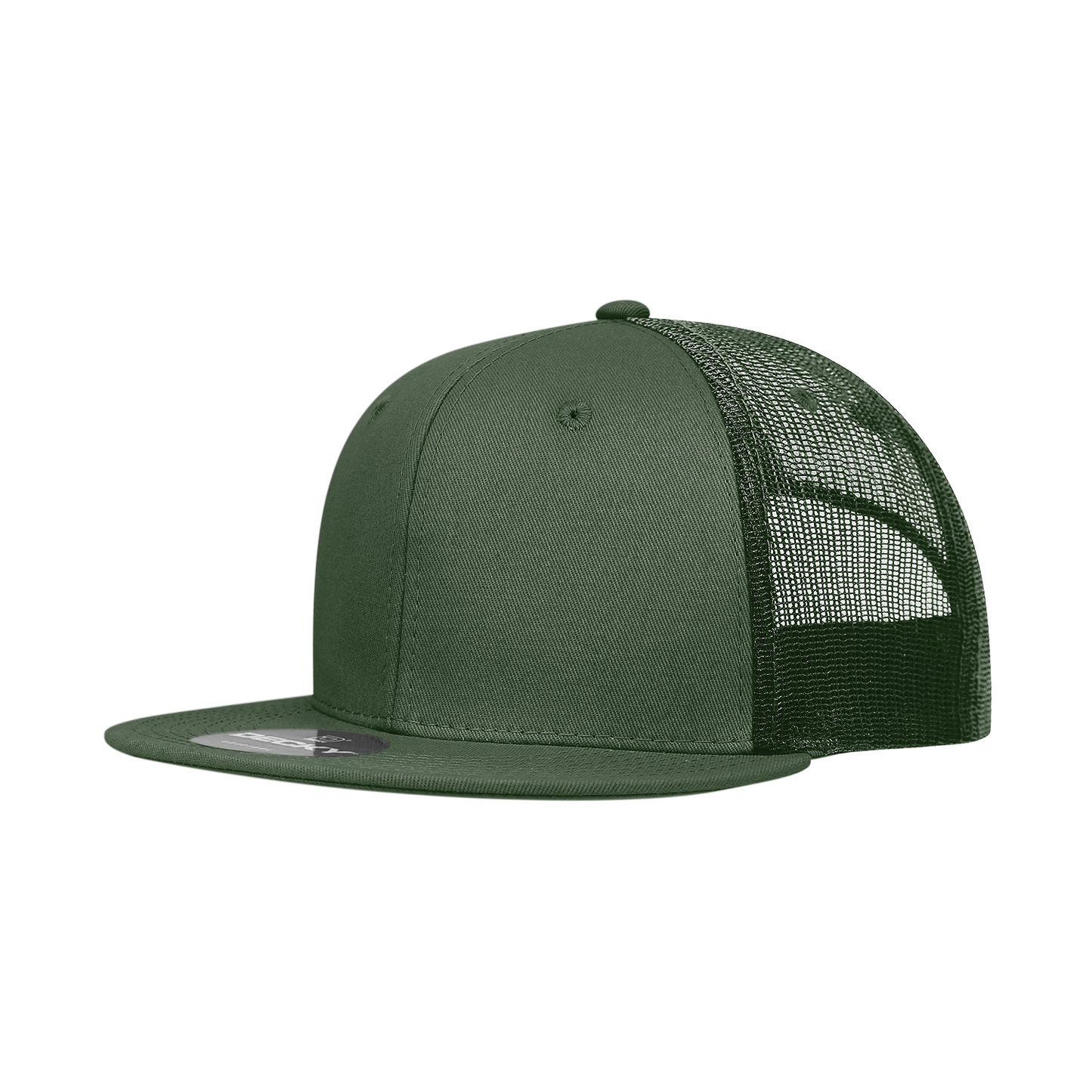 Decky 6033 - 6 Panel High Profile Structured Cotton/Poly Blend Trucker - Decky Classics