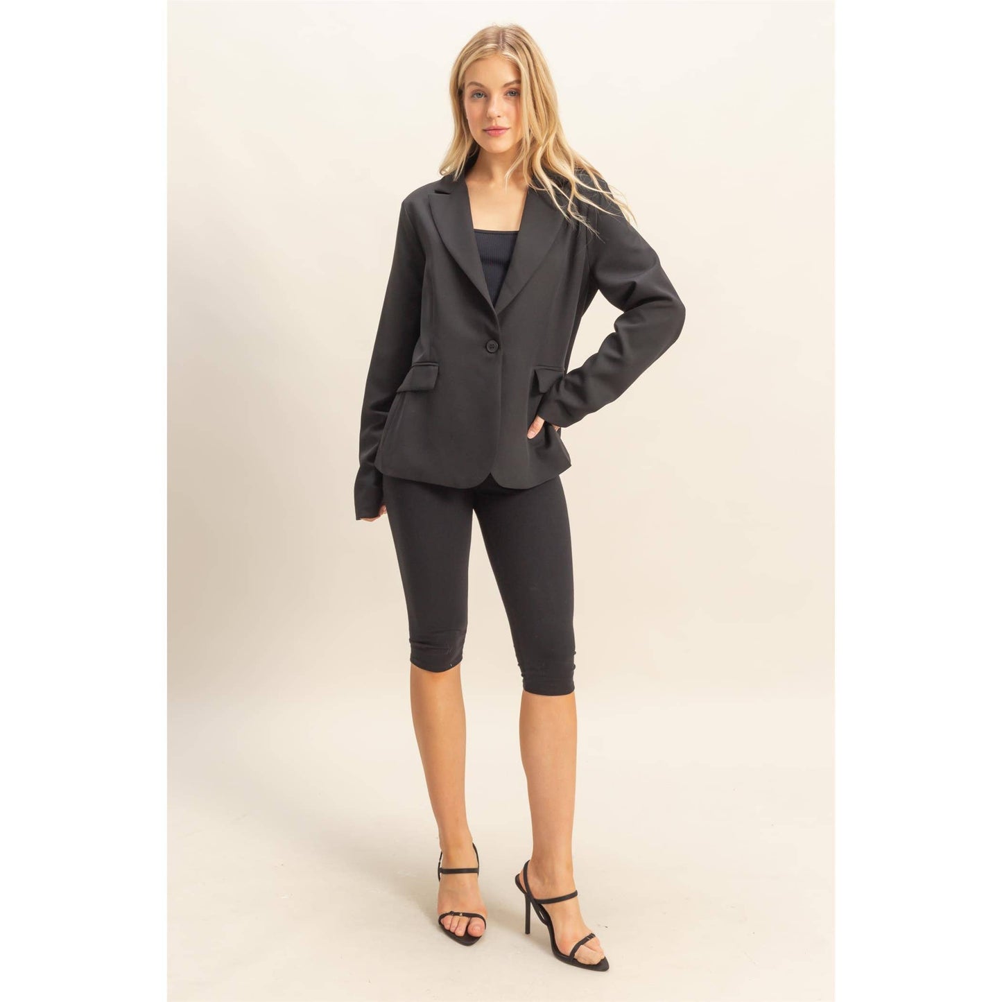 Single Button Blazer