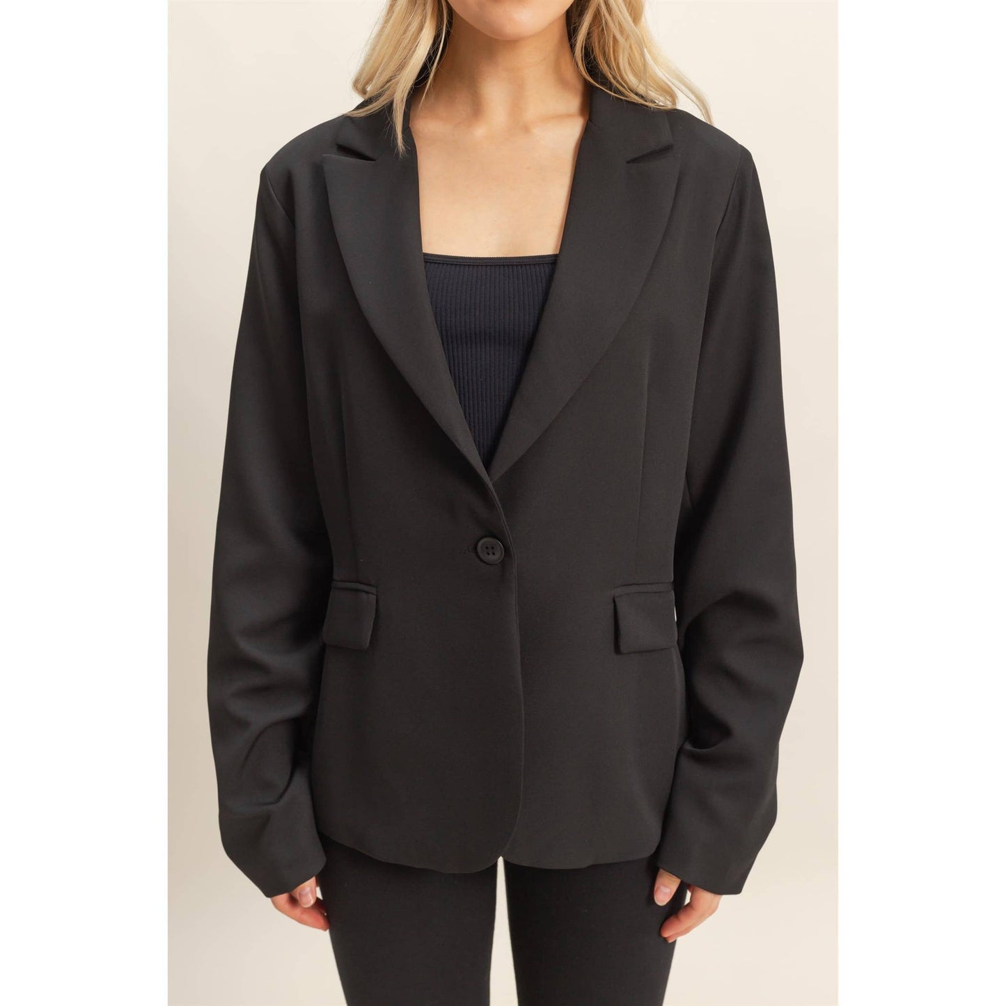 Single Button Blazer