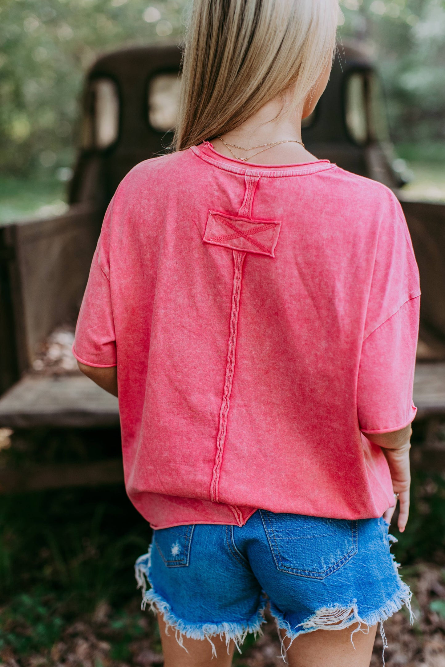 Cowgirl Acid Washed SL Tee