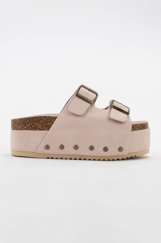 MADDIE DOUBLE BUCKLE STRAP CHUNKY PLATFORM