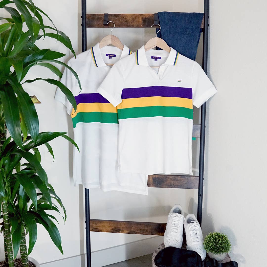 Mardi Gras Collar Shirt