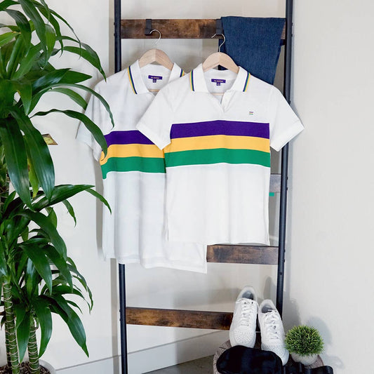Mardi Gras Collar Shirt