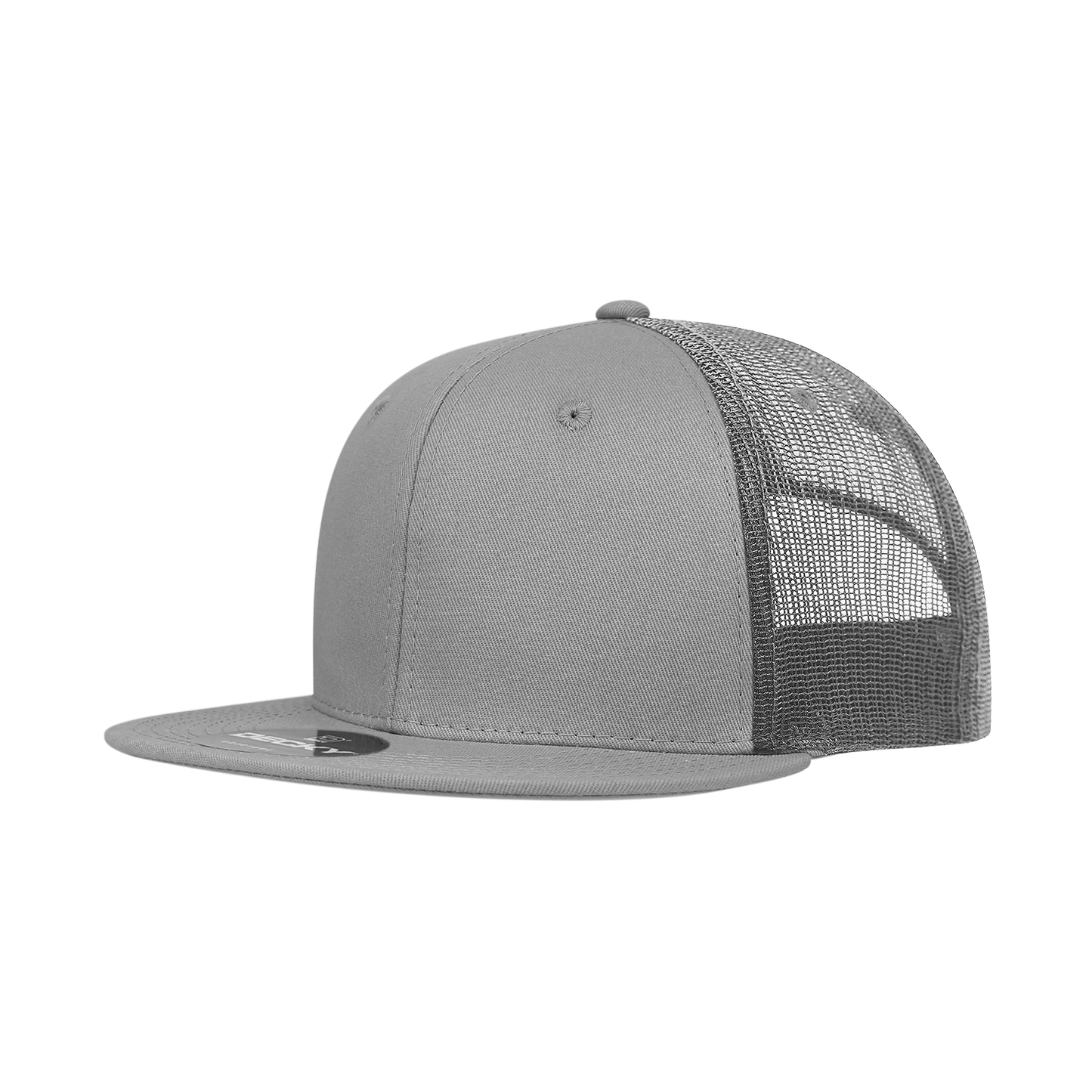 Decky 6033 - 6 Panel High Profile Structured Cotton/Poly Blend Trucker - Decky Classics