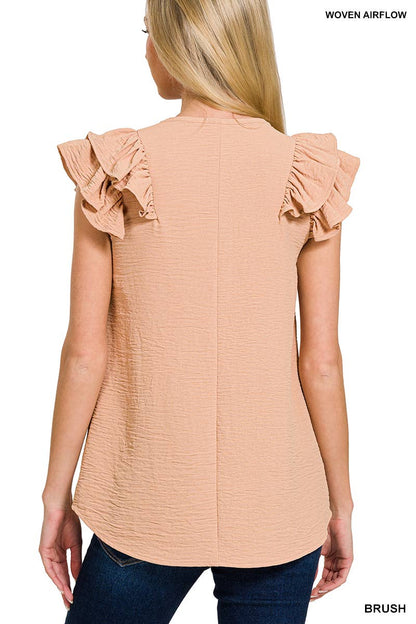 .Ruffle Sleeve Blouse Collection