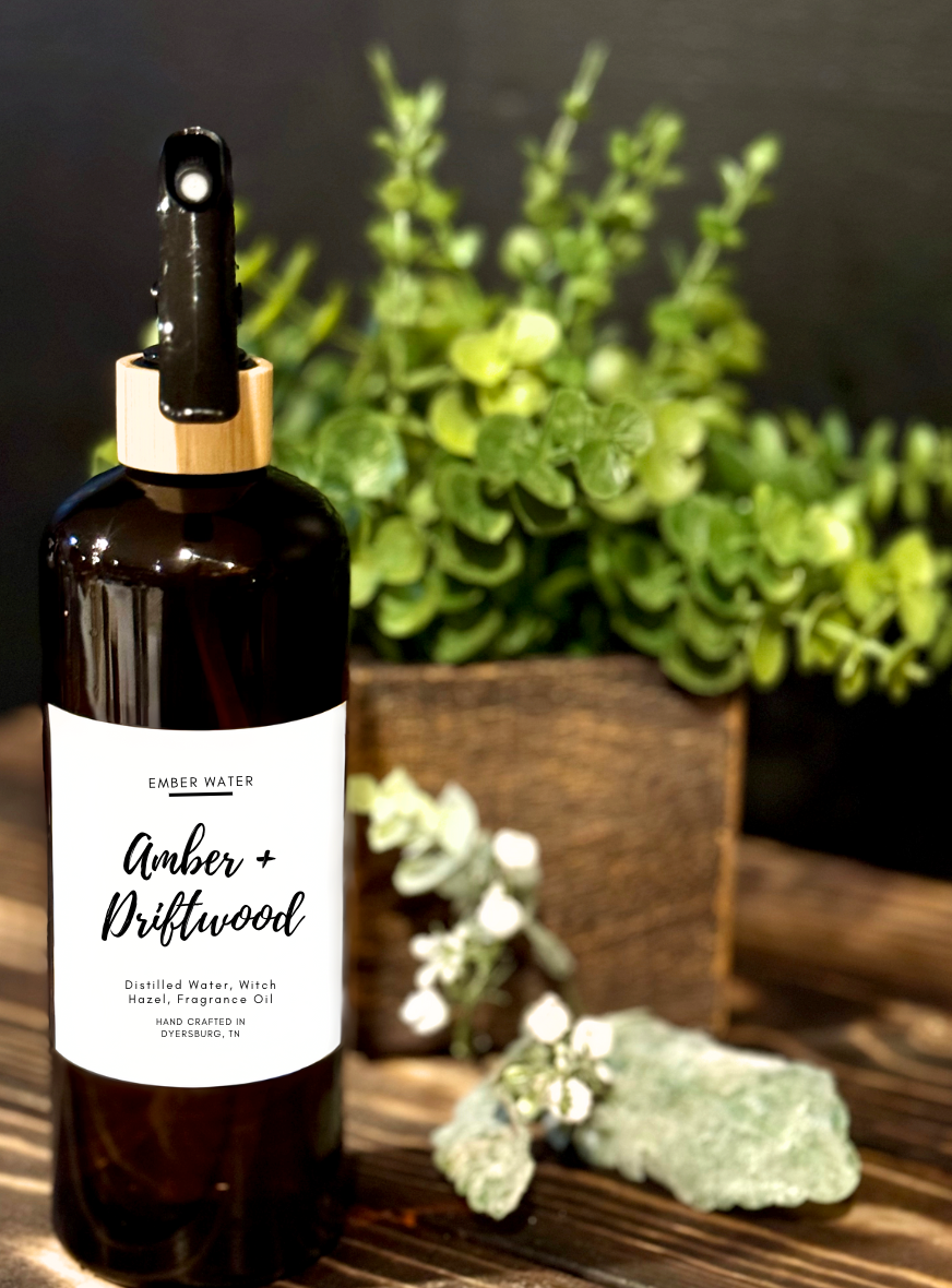 Amber + Driftwood Room + Linen Spray