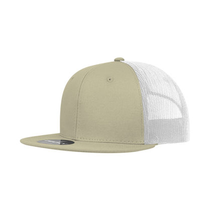 Decky 6033 - 6 Panel High Profile Structured Cotton/Poly Blend Trucker - Decky Classics