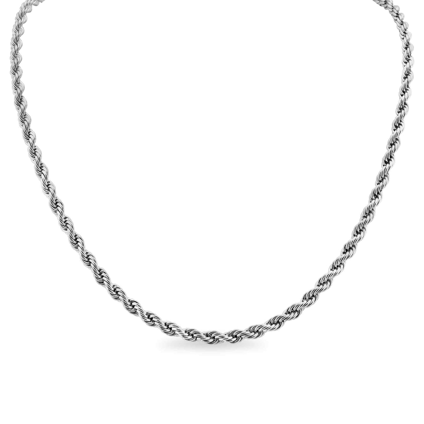 SS Rope Chain Necklace - 100% Waterproof