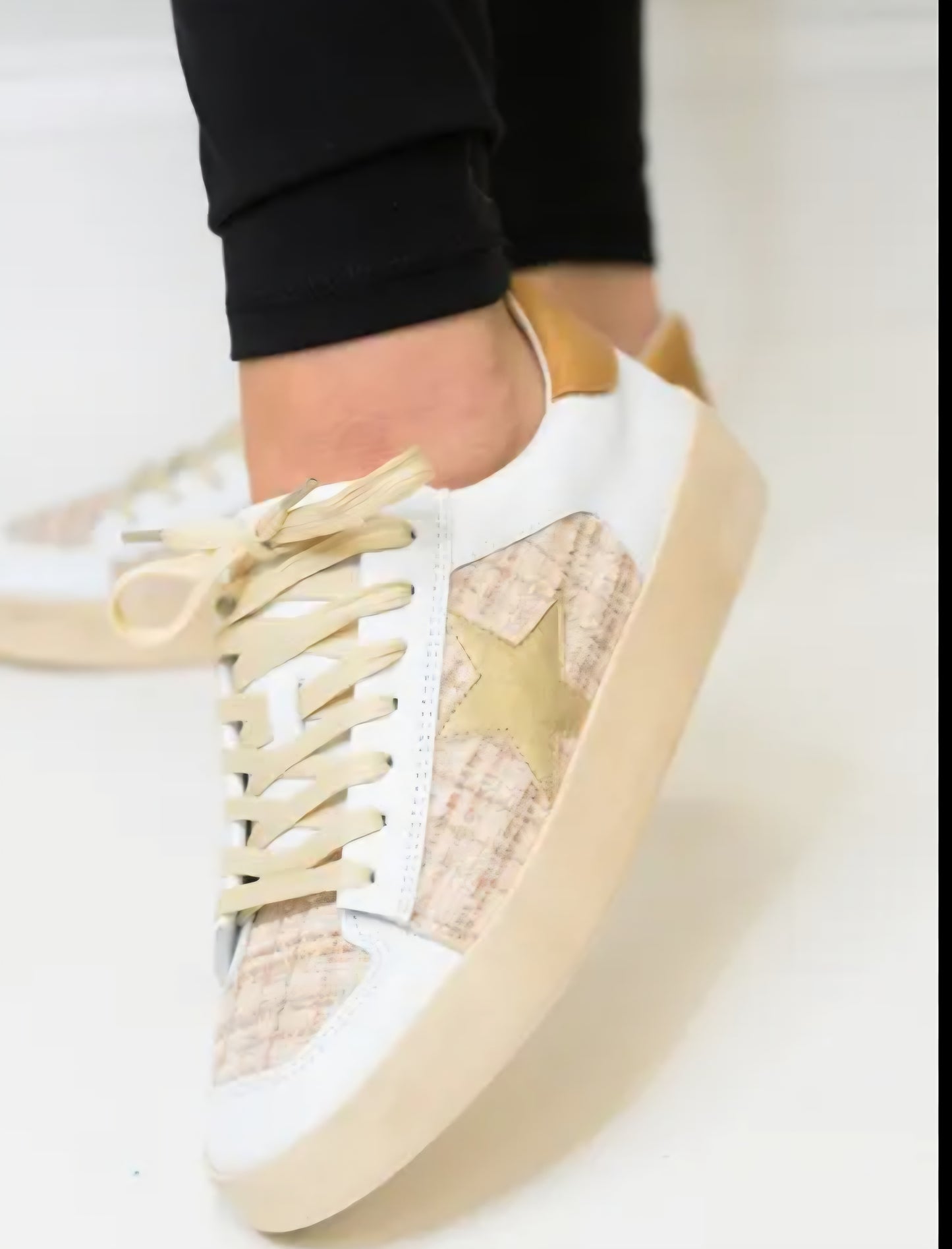 Sand Tweed Another Round Sneaker
