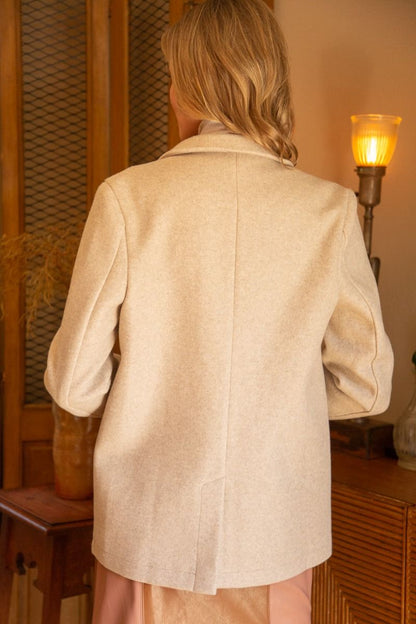 Double Button Wool Tailered Jacket